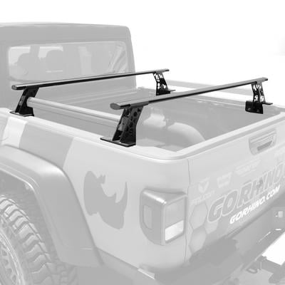 Go Rhino XRS Cross Bars for Mid-sized Truck Beds (Black) - 5935000T